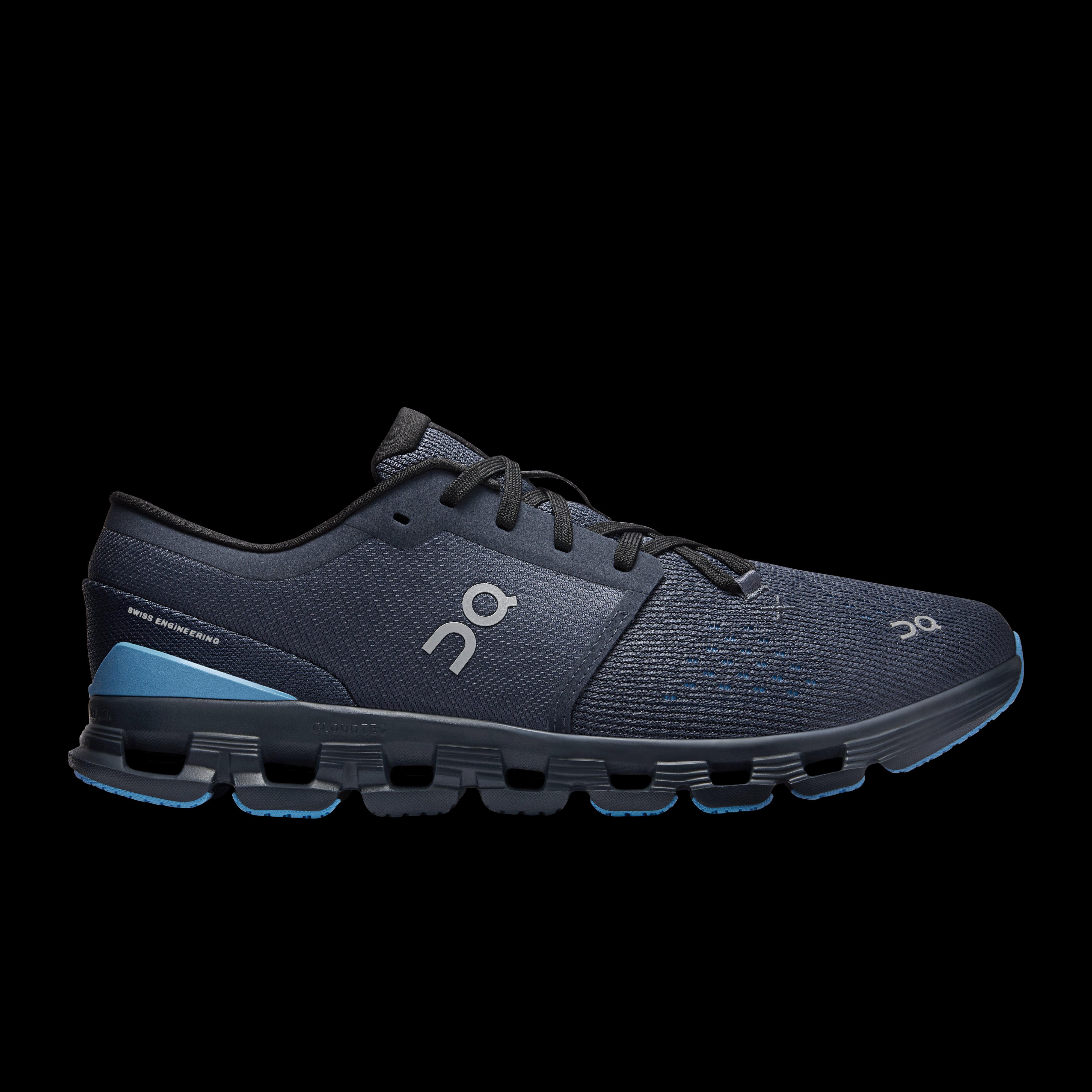 On Navy/Gourami Cloud X 4 Men's Athletic Shoes 3ME30044739