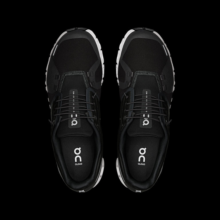 On Black/White Cloud 6 Men's Athletic Shoes 3MF10070299