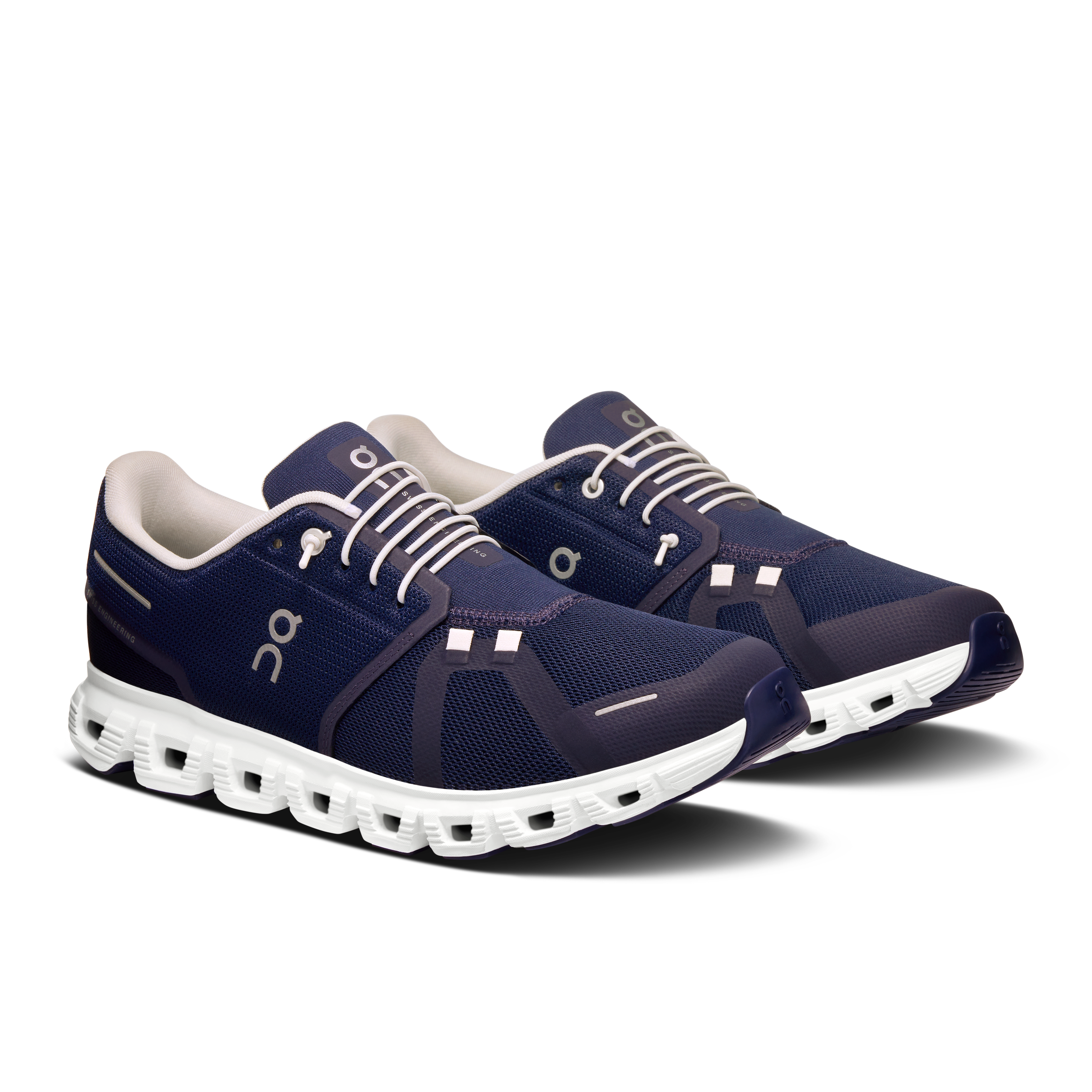 On Midnight/White Cloud 6 Men's Athletic Shoes 3MF10070692