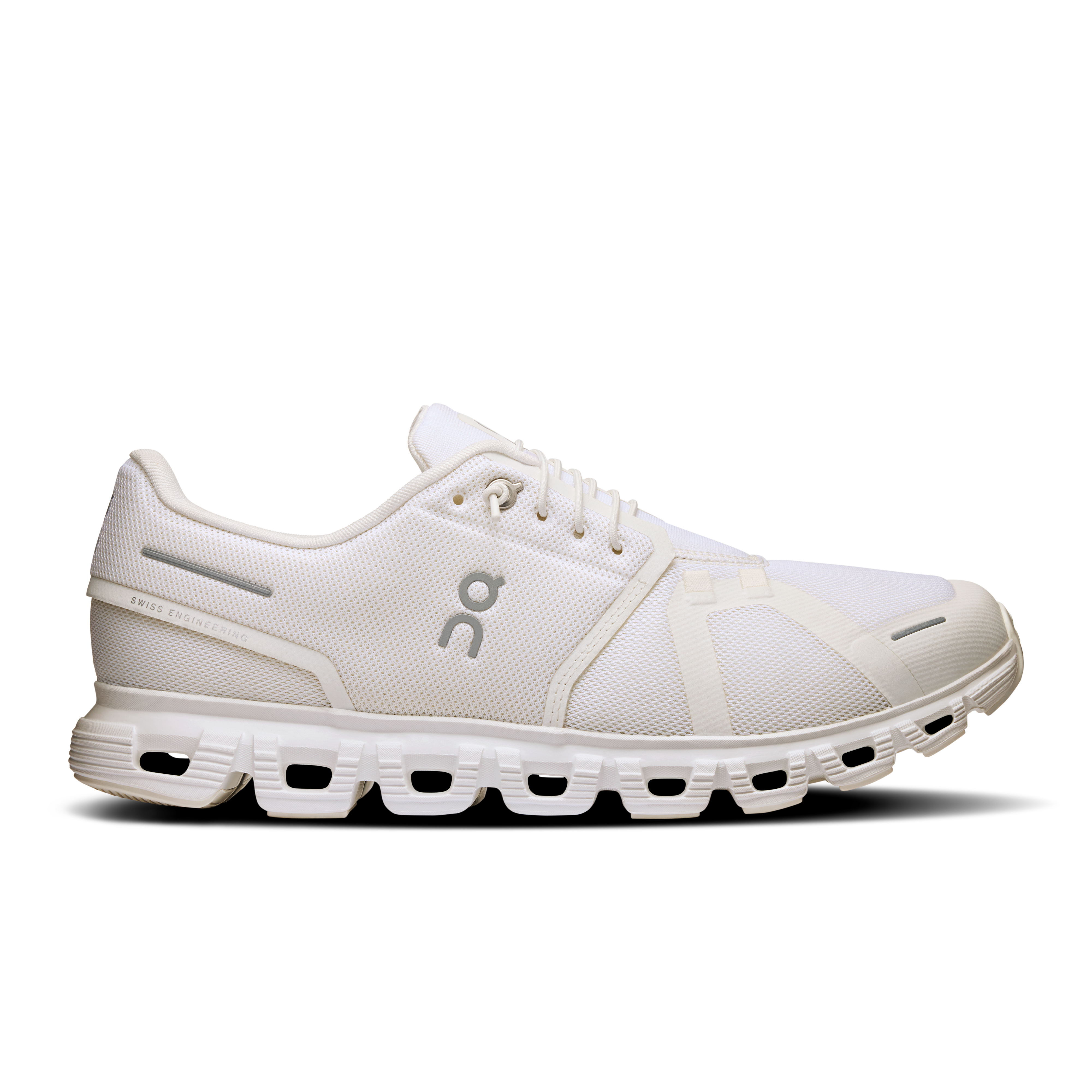 On White/White Cloud 6 Men's Athletic Shoes 3MF10071200
