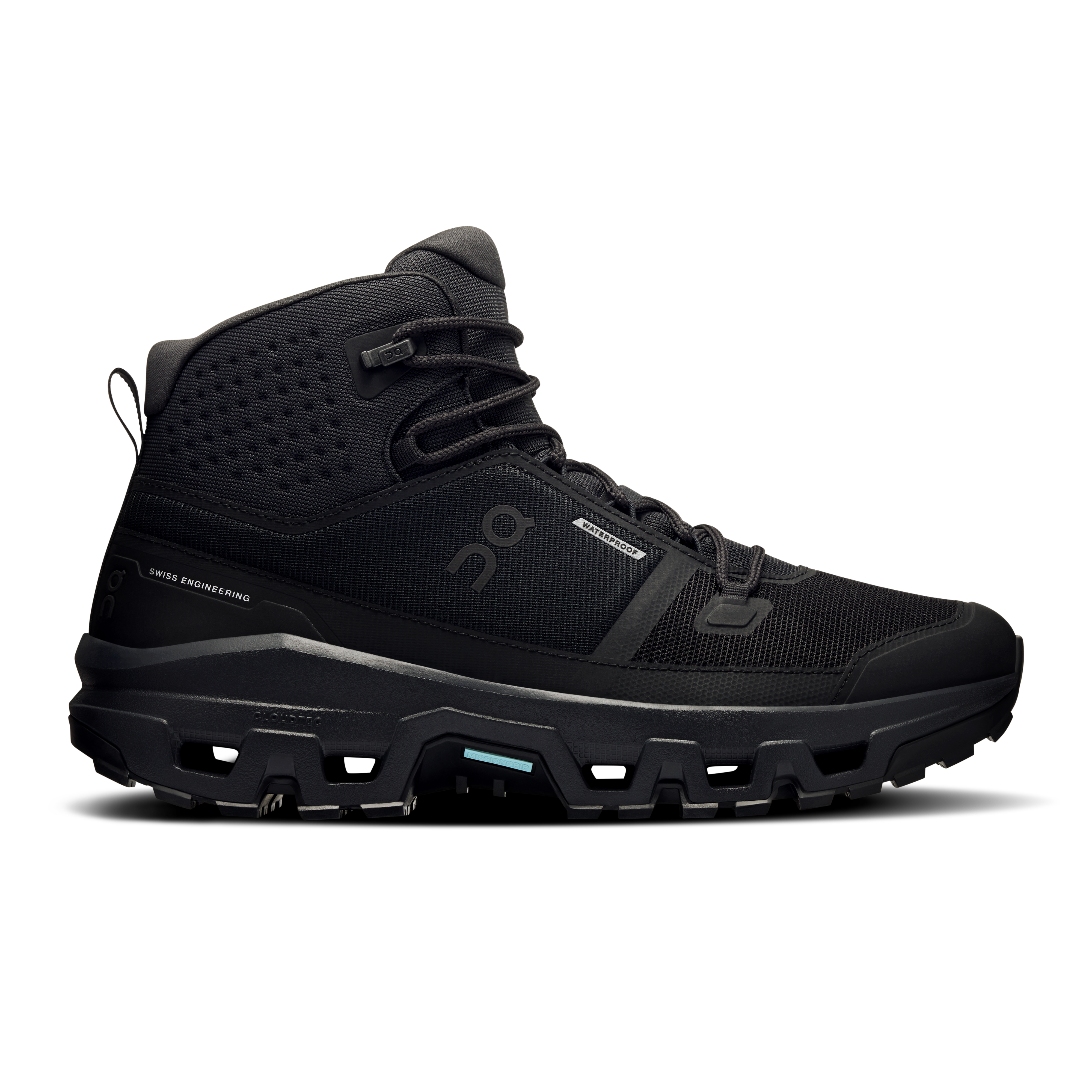 On Black/Black Cloudrock Mid WP Men's Hiking Shoes 3MF10161043