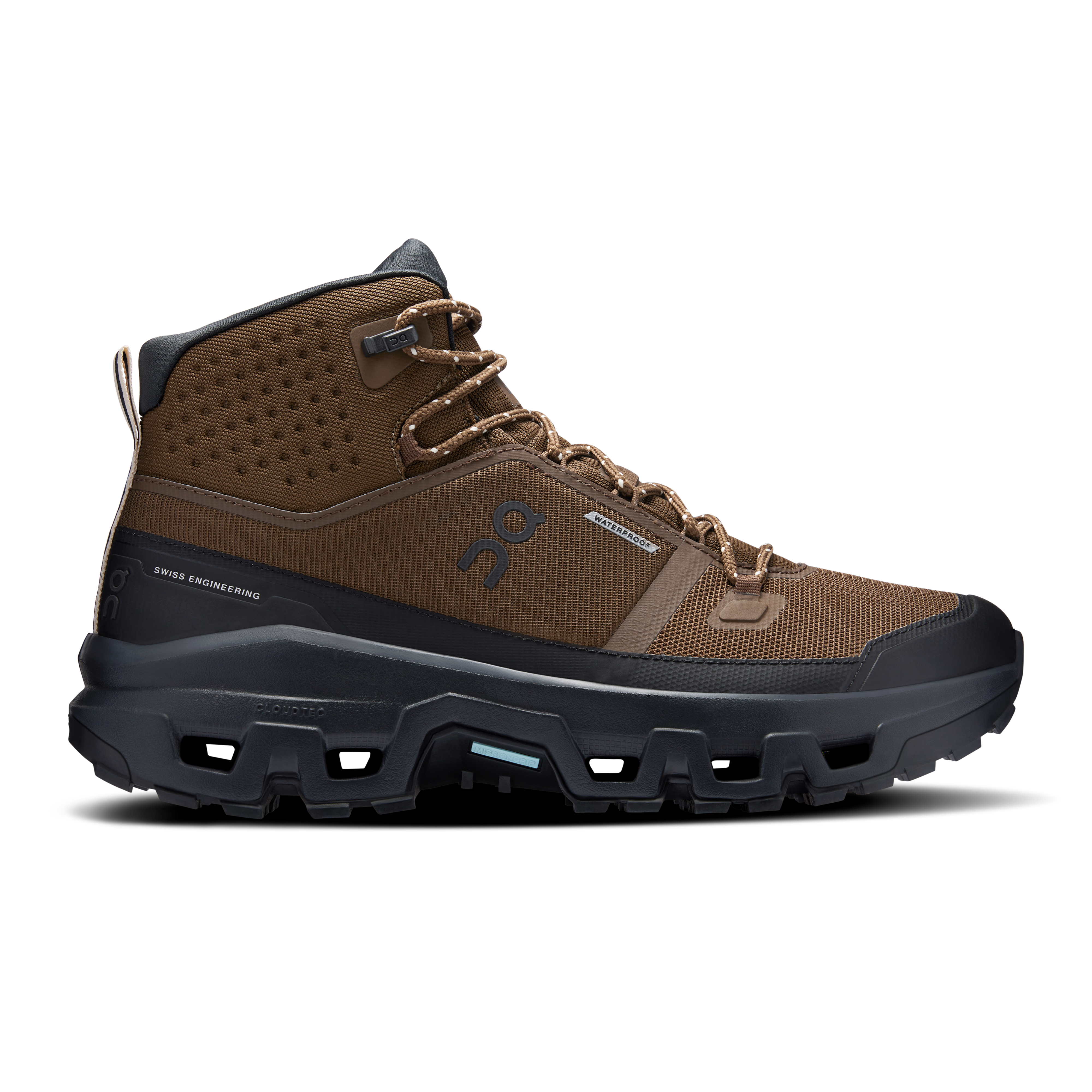 On Earth/Black Cloudrock Mid Waterproof Men's Hiking Boots 3MF10164228