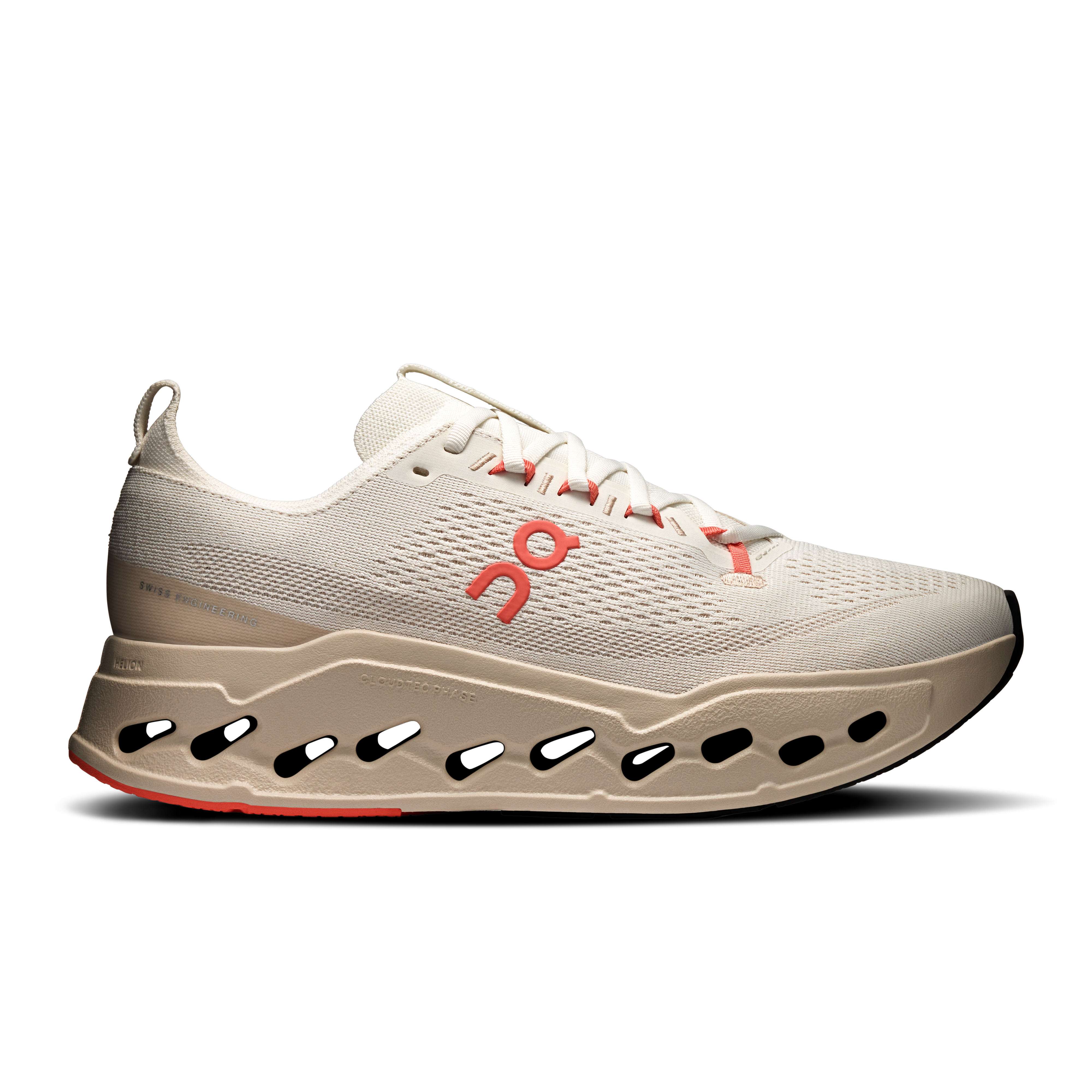 On Ivory/Salmon Cloudsurfer Max Women's Running Shoes 3WF30223297