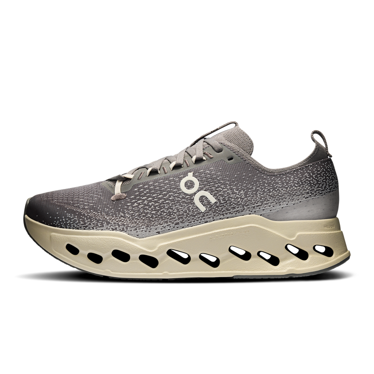 NEW ON men\'s cloudsurfer max running shoes in asphalt/ice On Men main image 3