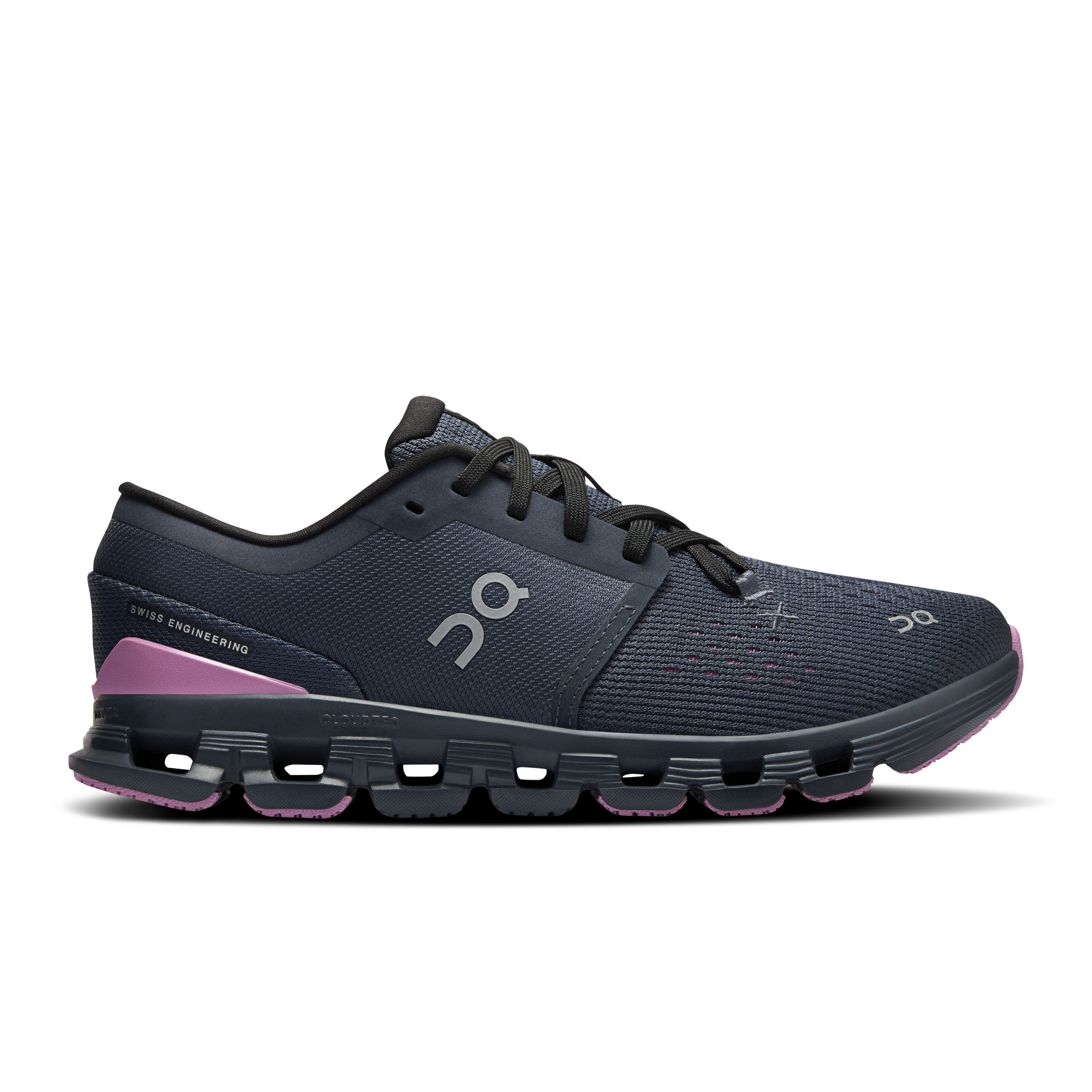 On Navy/Sakura Cloud X 4 Women's Athletic Shoes 3WE30074741