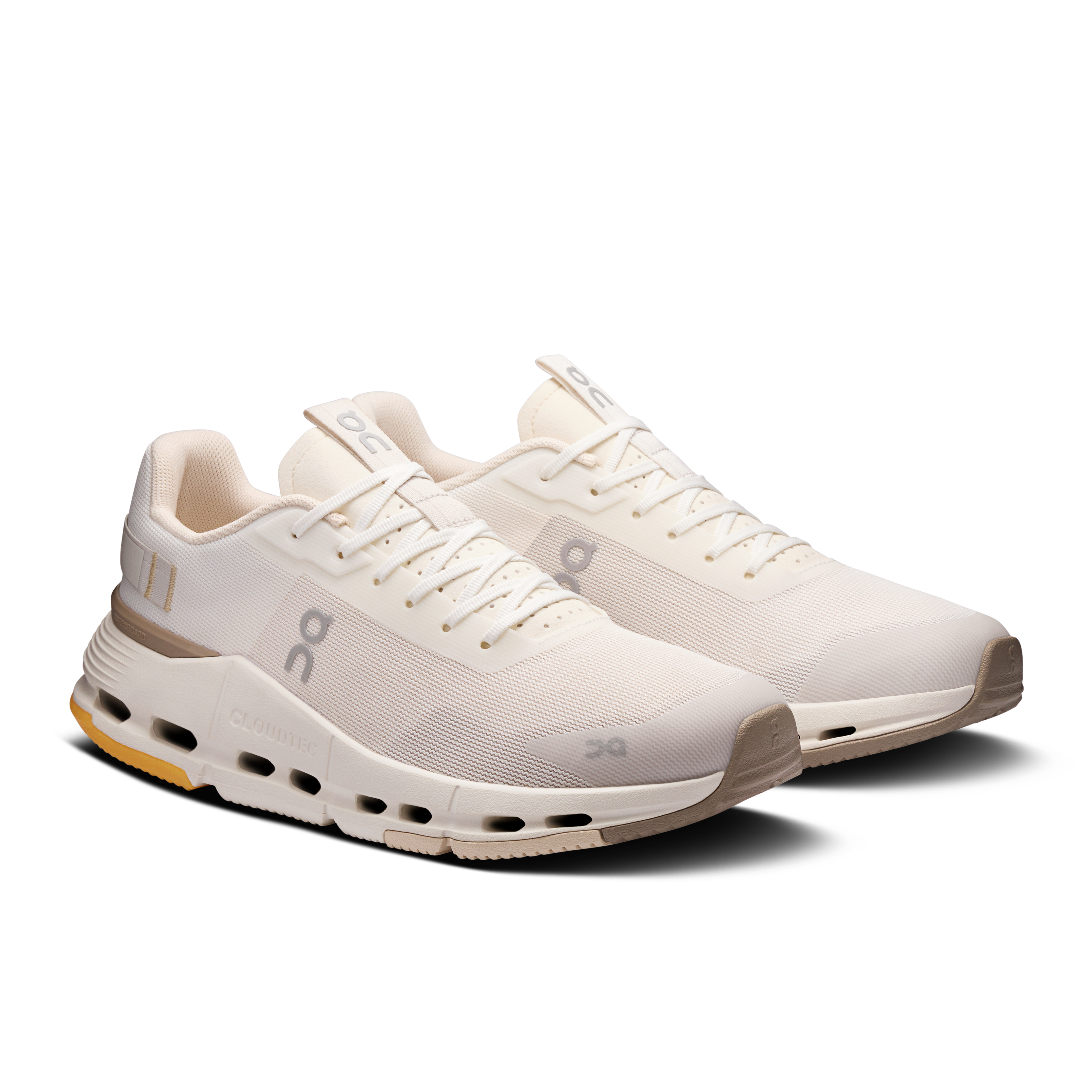 On Ivory/Desert Cloudnova Form 2 Women's Sneakers 3WE30174804