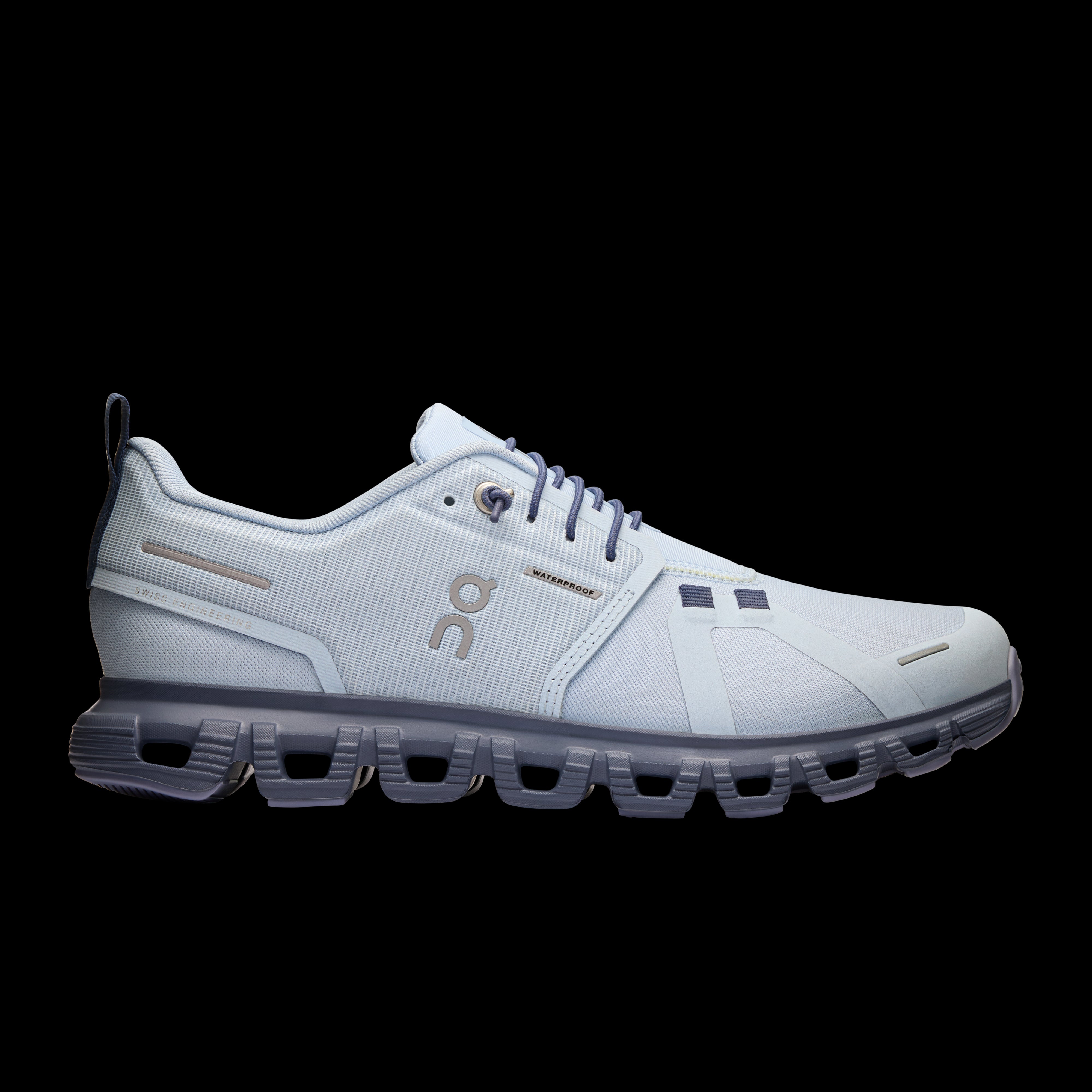On Heather/Metal Women's Cloud 6 WP Athletic Shoes 3WF10053032