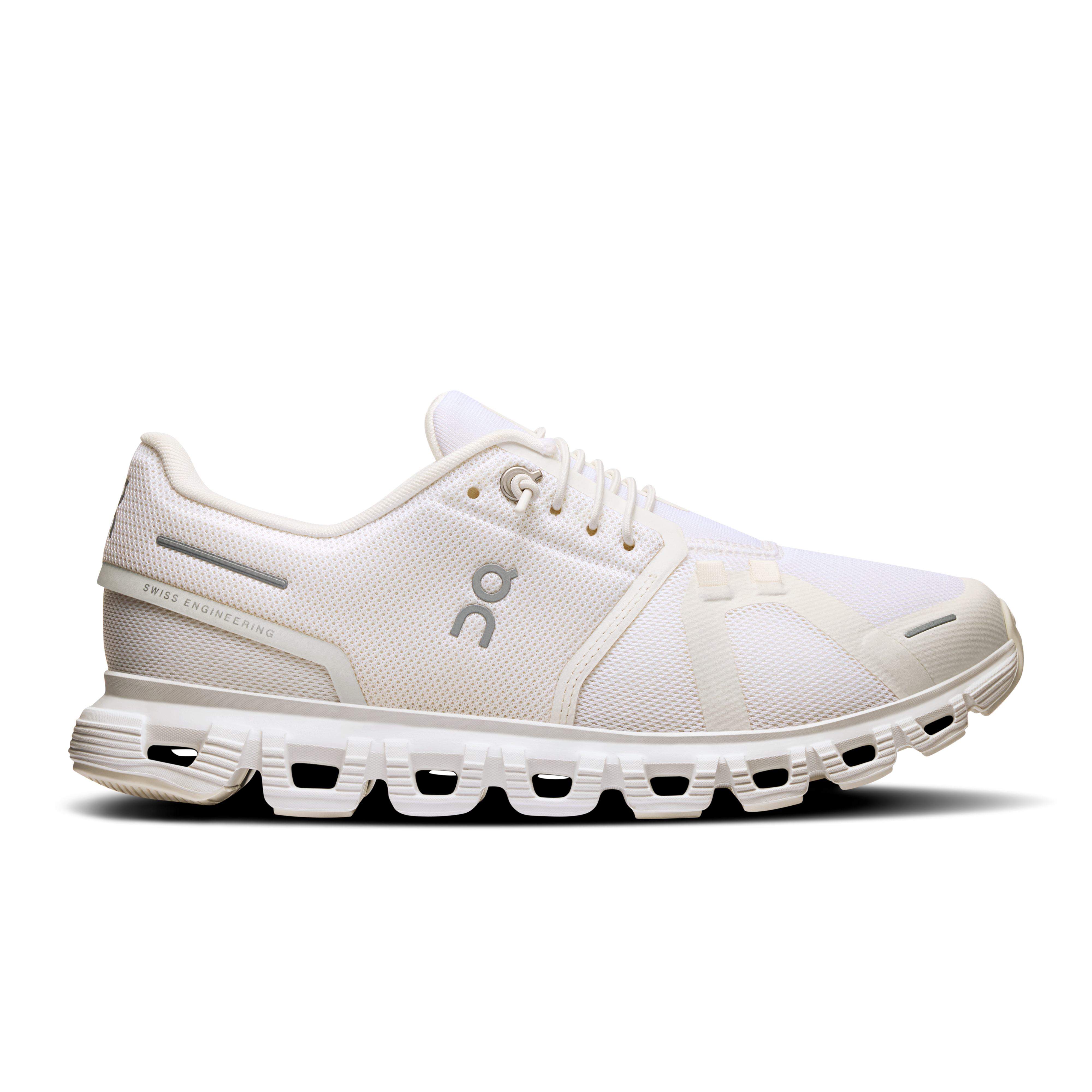 On White/White Cloud 6 Women's Athletic Shoes 3WF10061200
