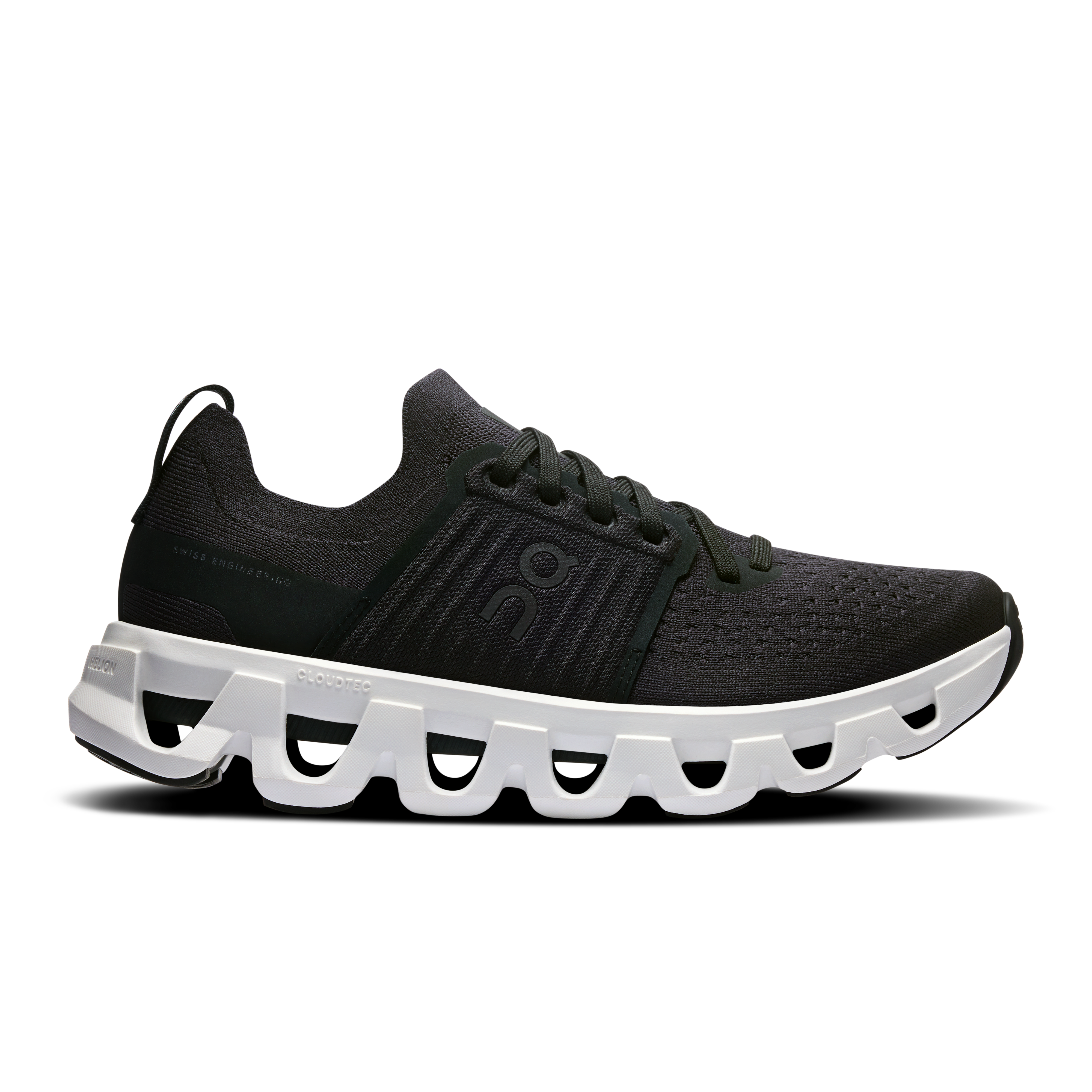 On Black/White Cloudswift 4 Women's Road Running Shoes 3WF10110299