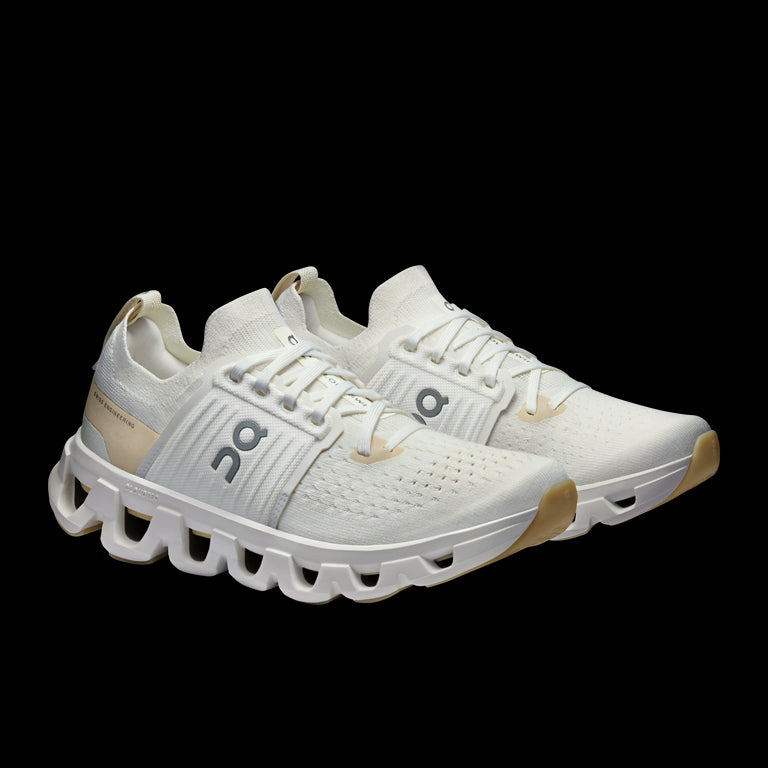 On White/Cream Cloudswift 4 Women's Road Running Shoes 3WF10113218