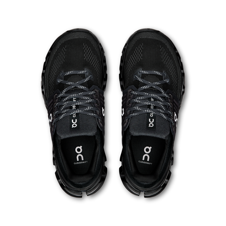 on　オン　Cloudswift 4　BLACK　スニーカー　24.5 On Black/Rock Cloudswift 4 AD Women's Athletic Shoes 3WF10450080