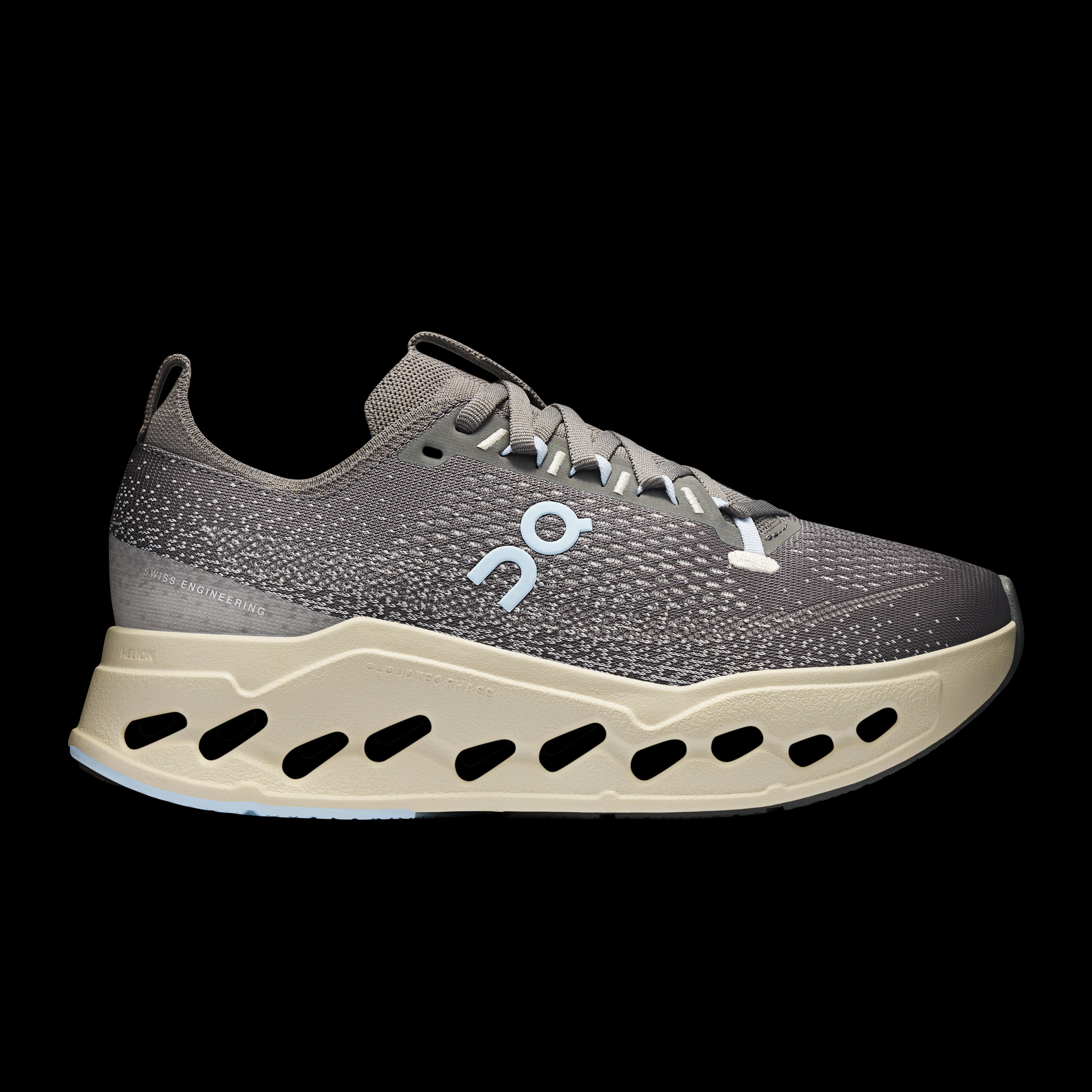 On Ashphalt/Ice Cloudsurfer Max Women's Running Shoes 3WF30223396