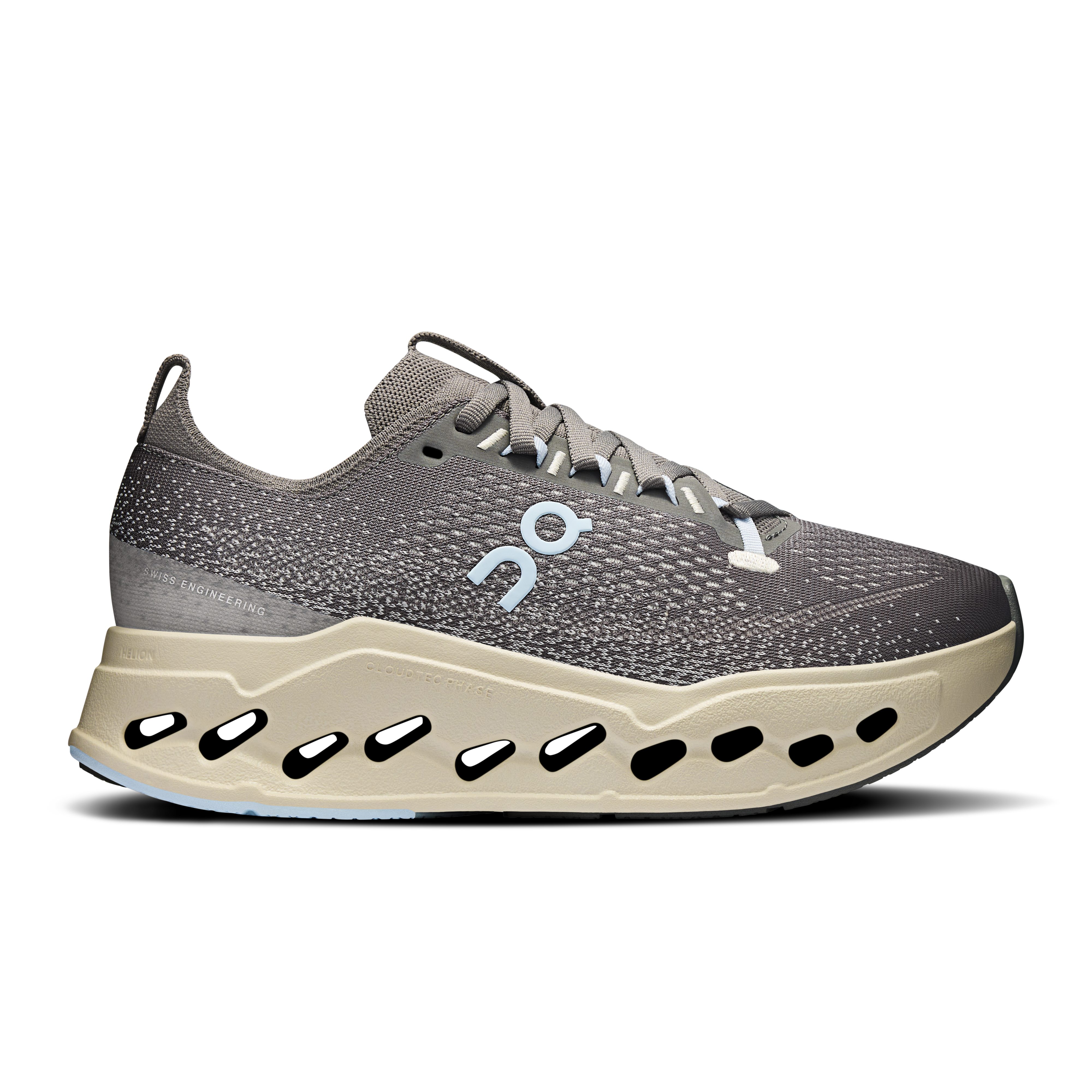 On Ashphalt/Ice Cloudsurfer Max Women's Running Shoes 3WF30223396