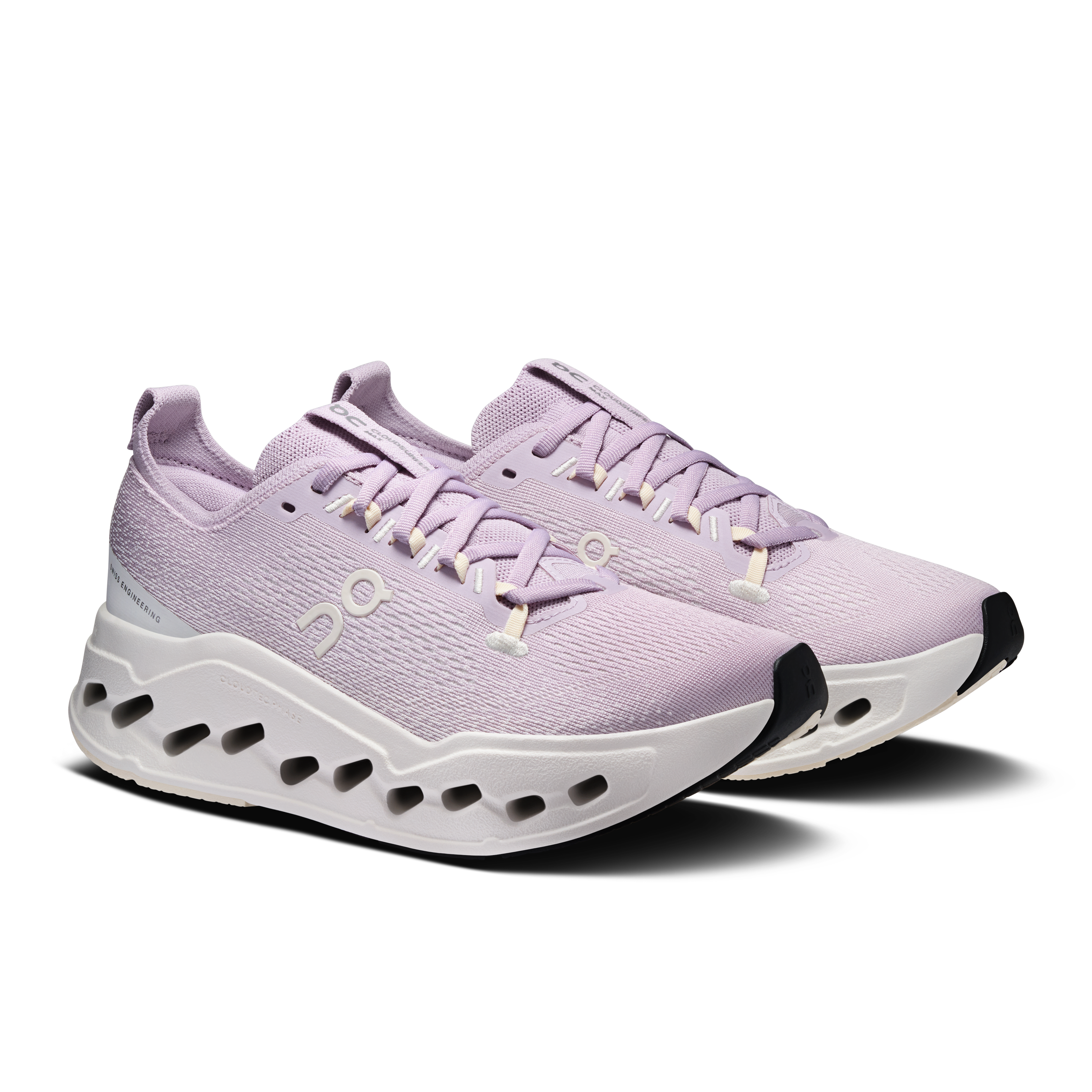 On Foxglove/Ivory Cloudsurfer Max Wide Width Women's Running Shoes 3WF30575073