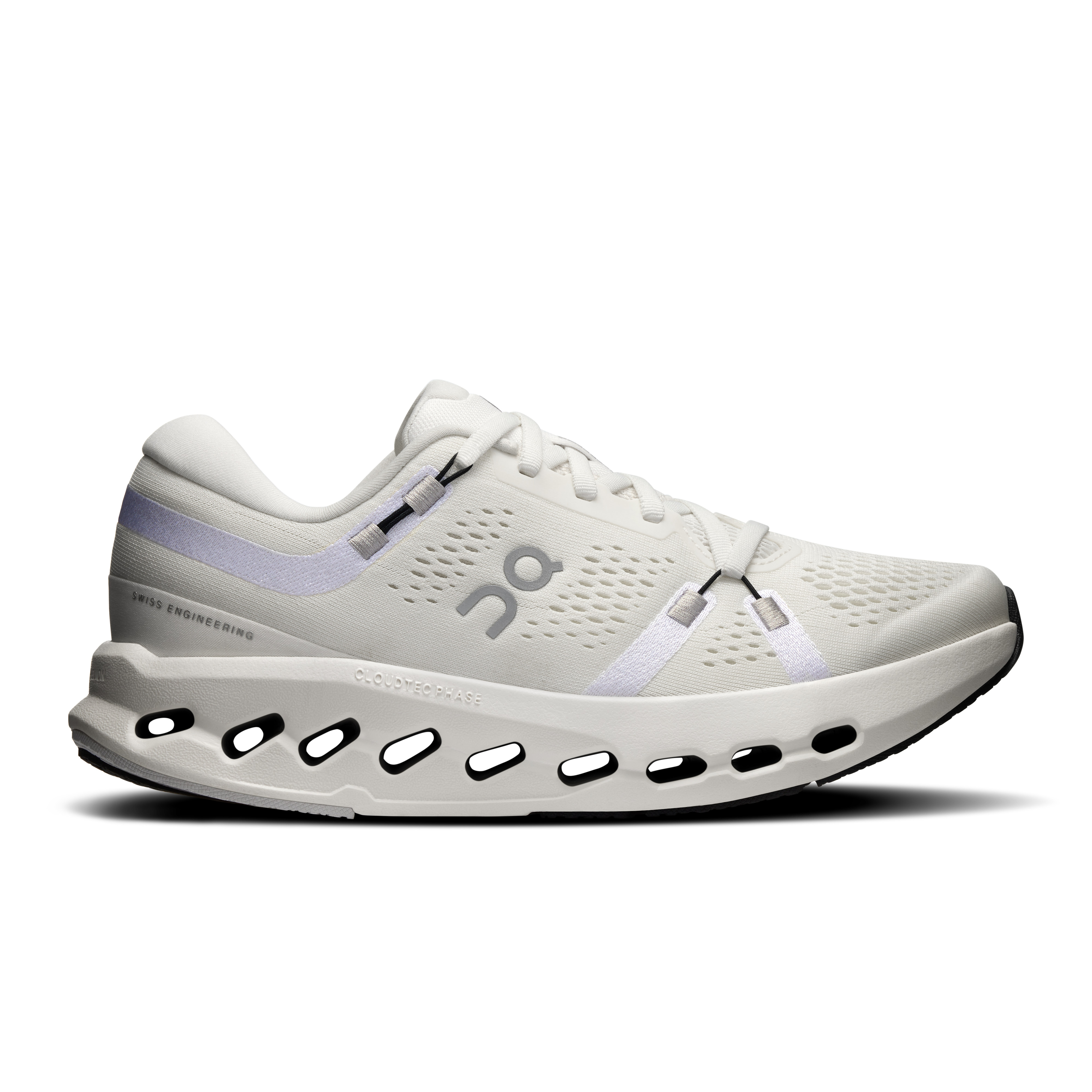 On Ivory/Ivory Cloudsurfer 2 Wide Women's Running Shoes 3WF30773334