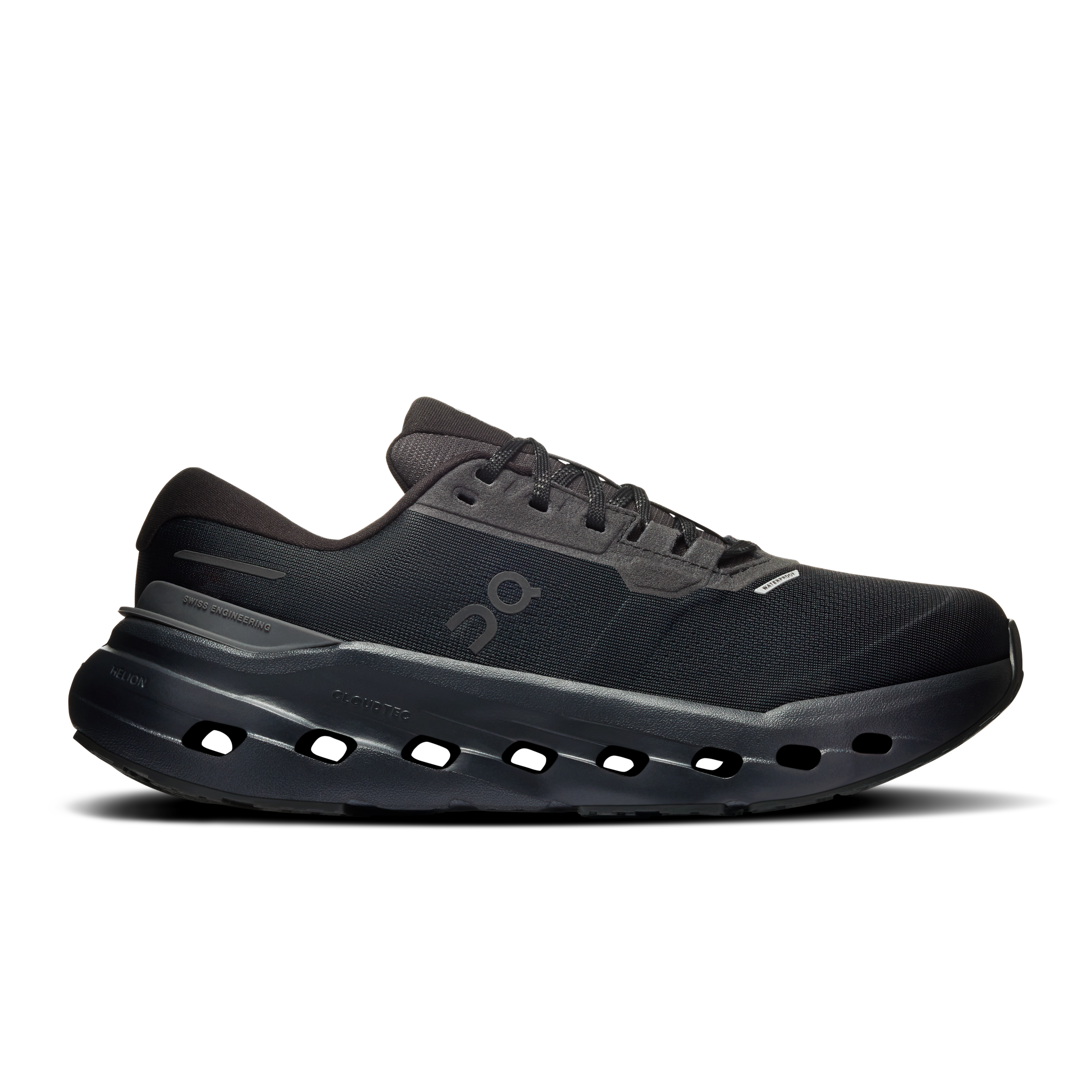 On Black/Black Cloudrunner 3 Waterproof Women's Road Running Shoes 3WG10081043