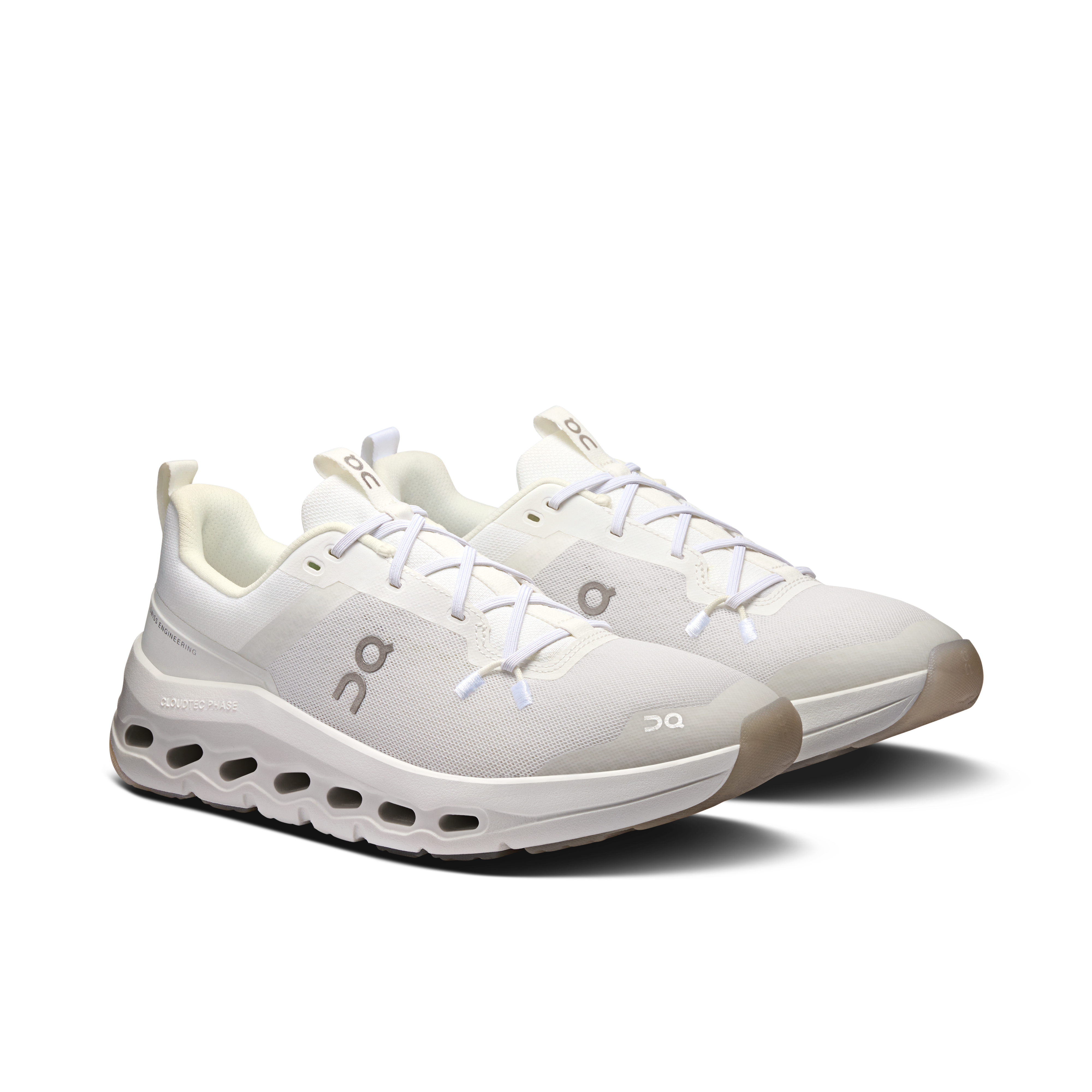 On White/White Cloudleap Youth Atheltic Running Shoes 3YF10041200