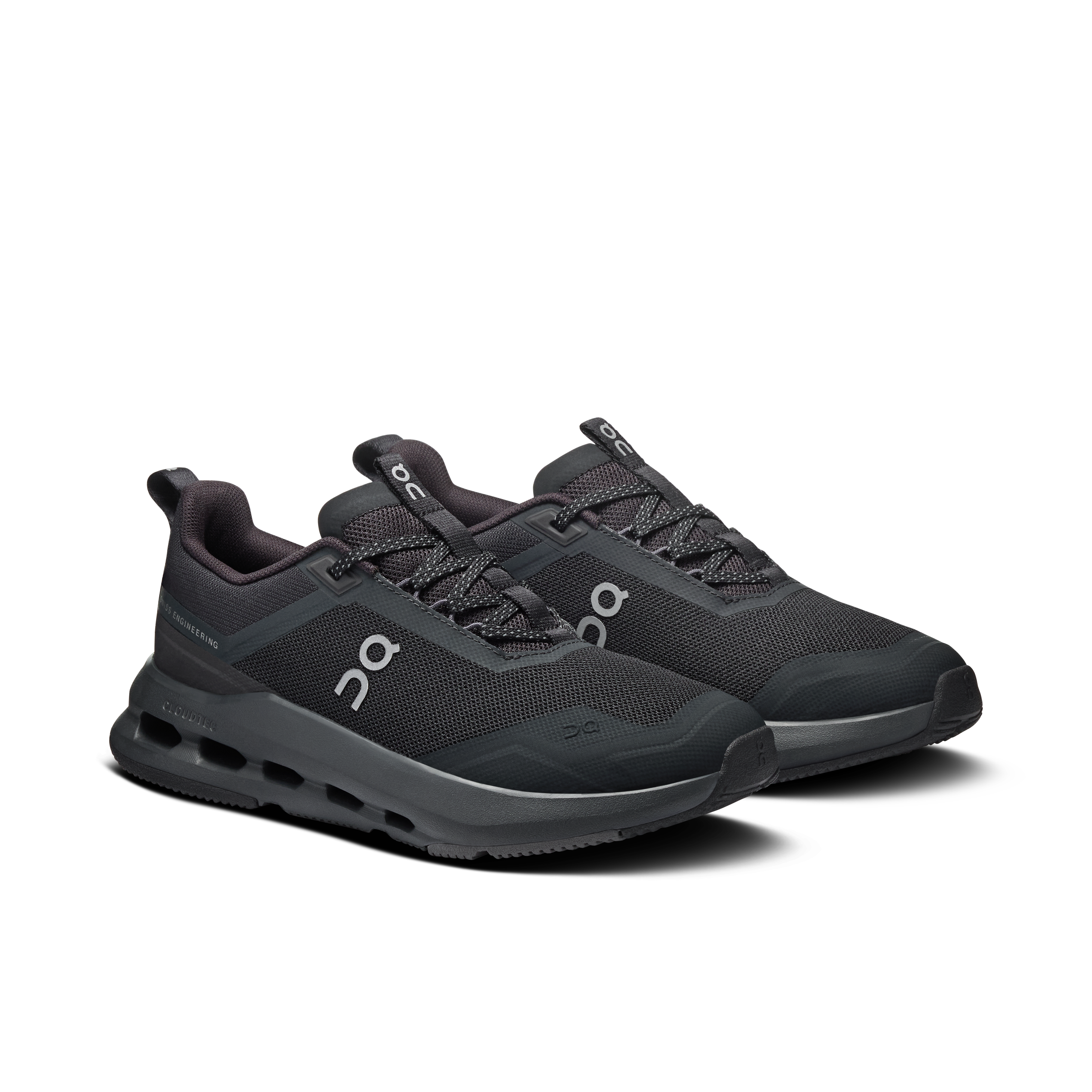 On Black/Eclipse Cloudnova Youth (8-12 year old) Athletic Shoes 3YF30030106