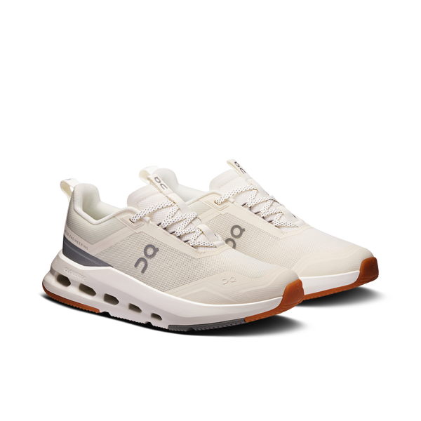 On Ivory/Apollo Cloudnova Youth Athletic Shoes (Ages 8-12) 3YF30034332