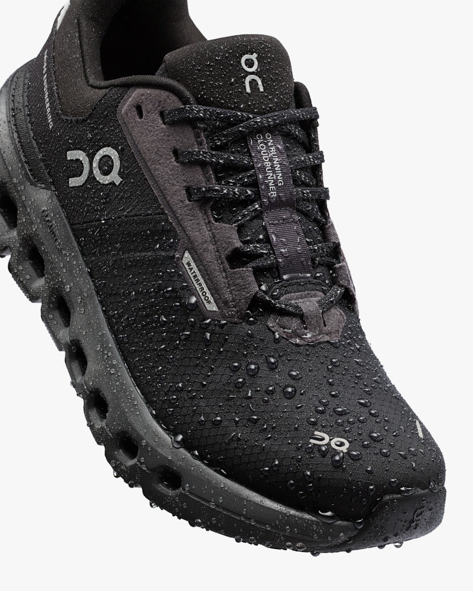 On Magnet/Black Cloudrunner 2 Waterproof Men's Running Shoes 3ME101521