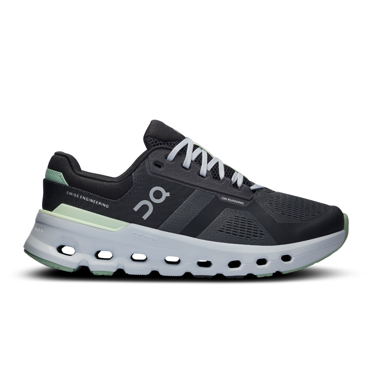 On Shadow/Lime Cloudrunner 2 Women's Wide Width Running Shoes 3WE10342577