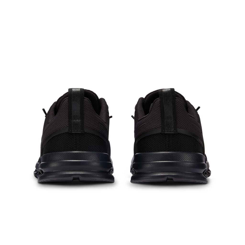 On All Black Cloud Sky Kids Athletic Shoes (Ages 8-15 years