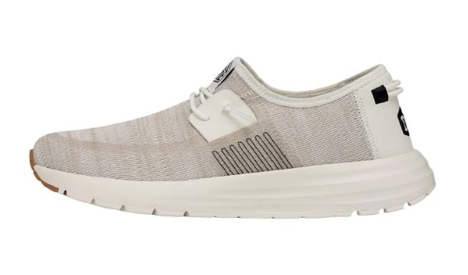 heyco Hey Dude White Sirocco Mens Casual Shoes 40140-100