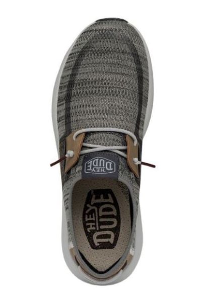 New Hey Dude Slip on Men\'s Sneakers Size 7, Grey Mix Sirocco Hey Dude Grey Mix Sirocco Men main image 3