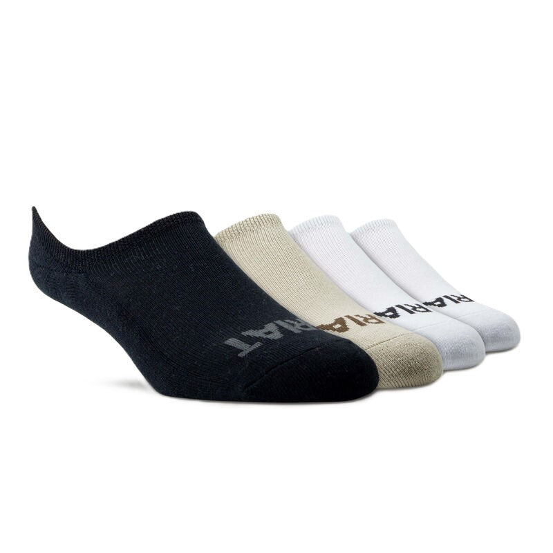 Ariat Neutrals Multi Pack Hilo No Slip No Show Men's Socks (4 Pair Pack) 4041-101
