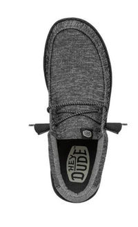 Hey Dude Charcoal Wally Sport Knit Men's Casual Shoes 40536-025