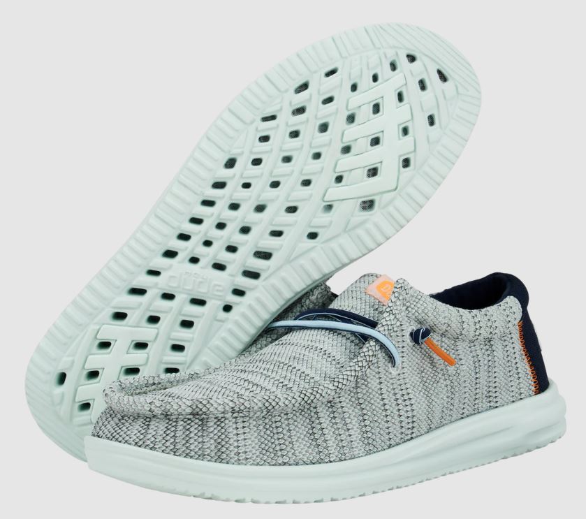 Hey Dude Sky Blue Wally H20 Mesh Men's Casual Shoes 40710-426