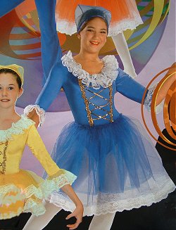 4105A Child Beautiful Maidens Leotard DANCE RECITAL COST