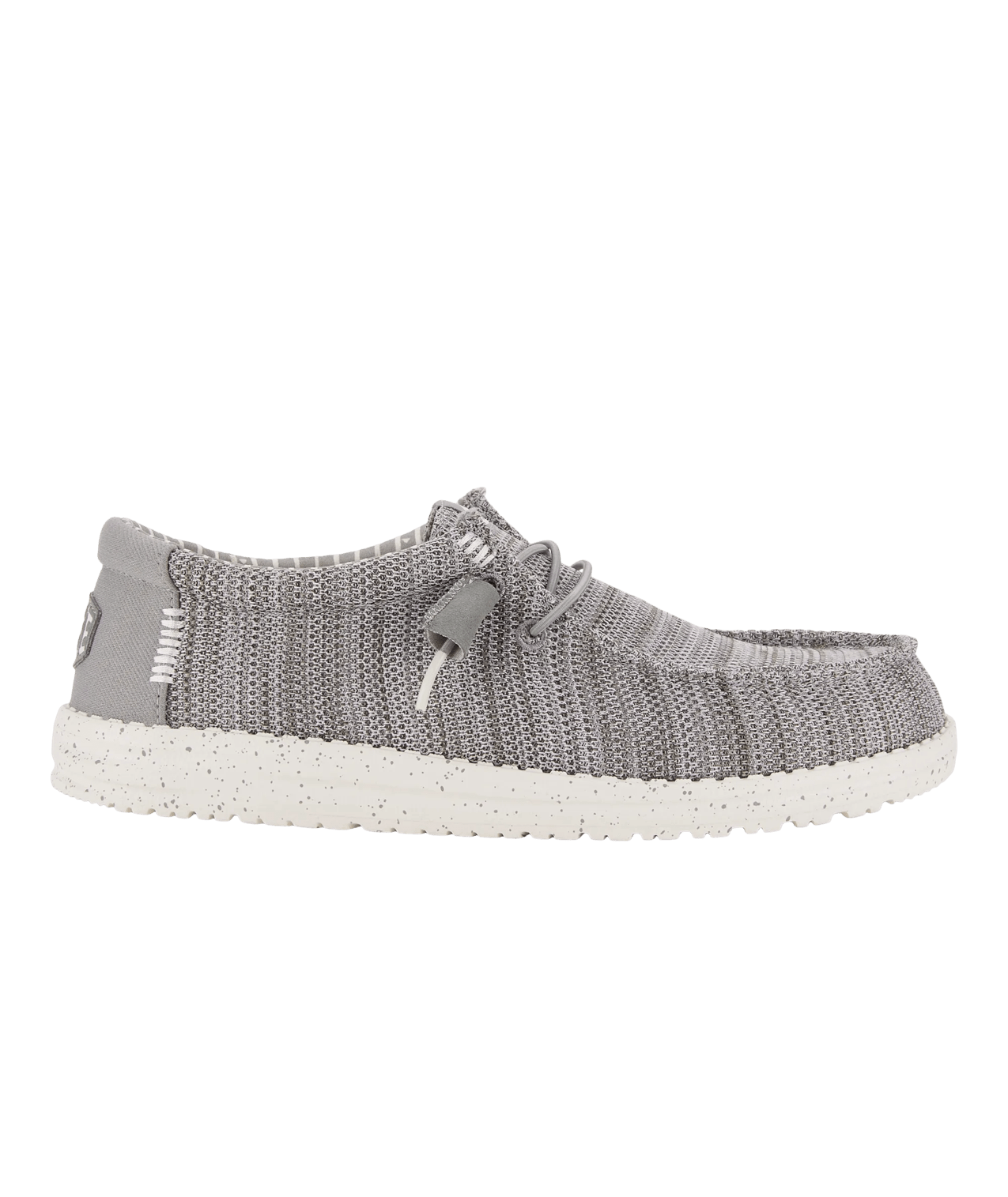 Hey Dude Grey Wally Stretch Sox Men's Casual Shoes 41898-030