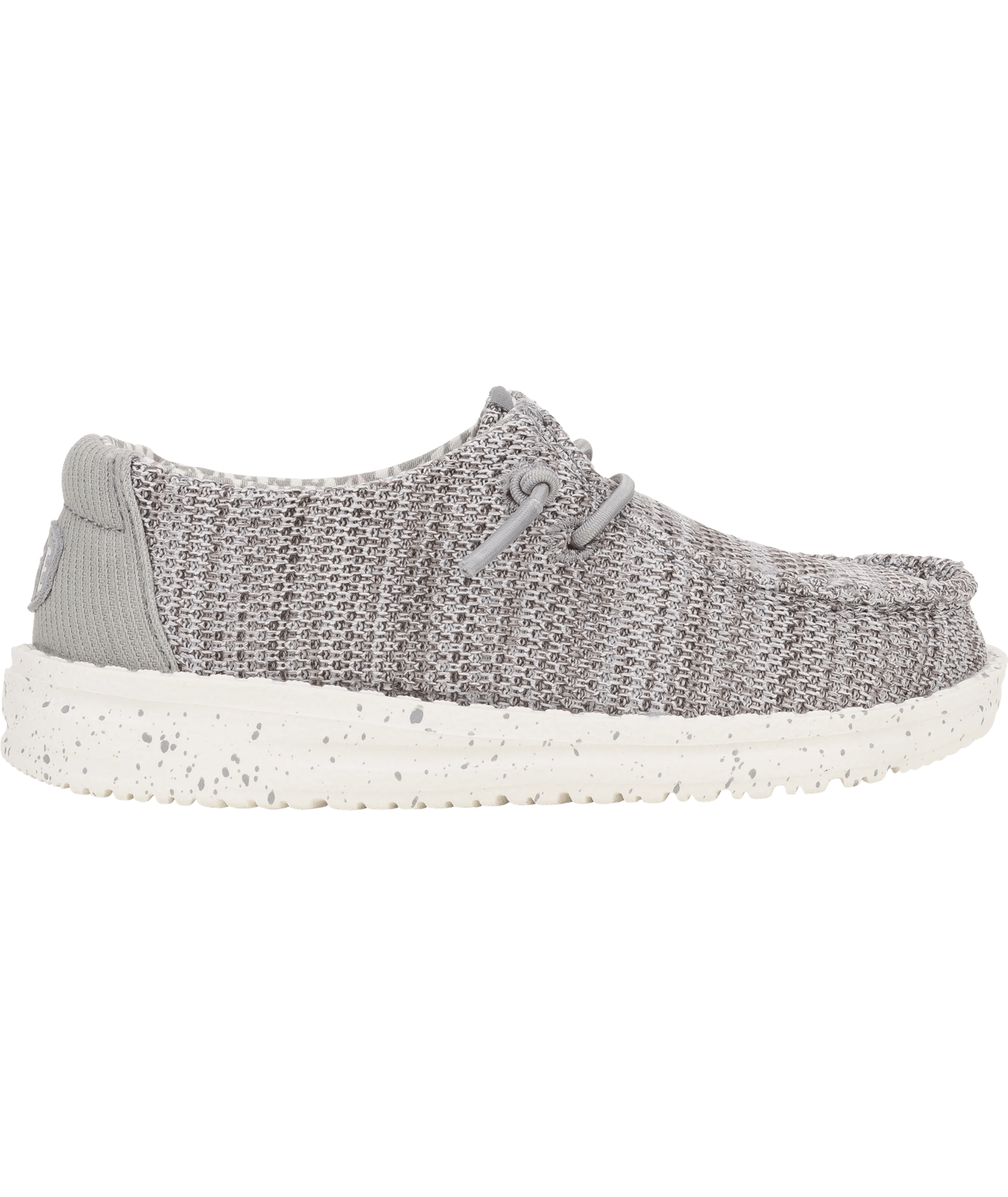 Hey Dude Grey Wally T Stretch Sox Little Kid Casual Shoes 42073