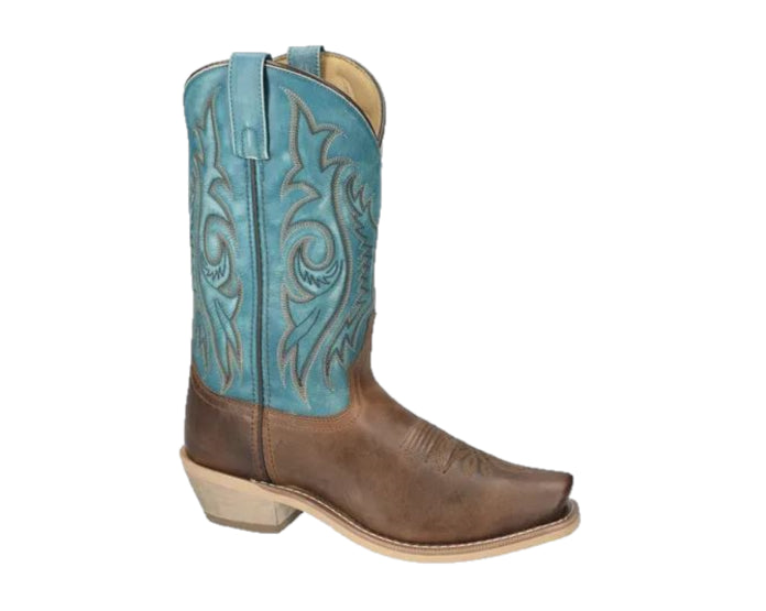 Smoky Mountain Brown Oil Distressed/Vintage Blue Men's Western Boots 4309