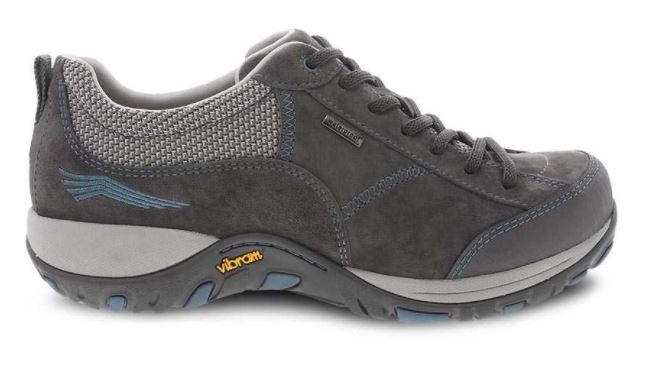 Dansko Grey/Blue Suede Paisley Comfort Sneaker 4350-241005