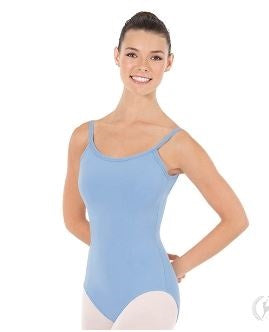 Eurotard Light Blue Womens Adjustable Camisole Leotard with Tactel Microfiber 44819