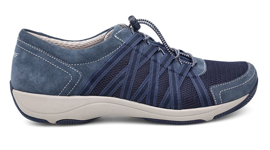 Dansko Honor Blue Suede Womens Comfort Sneaker 4509-727575