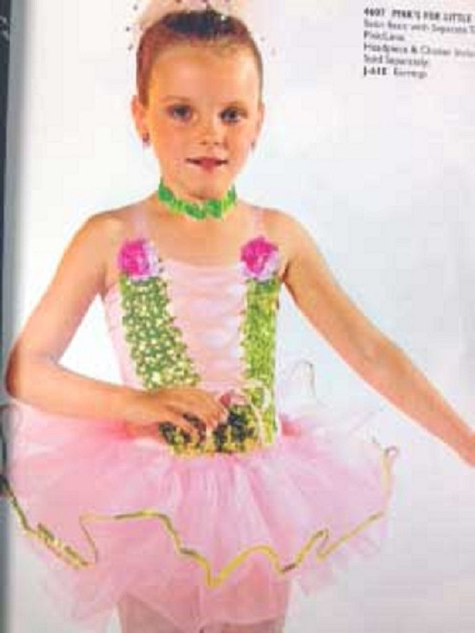 4607 Pink's For Little Girls Recital Costume