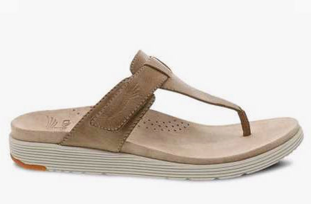 Dansko Cece Sand Burnished Calf Womens Comfort Thong Sandals 4610-216100