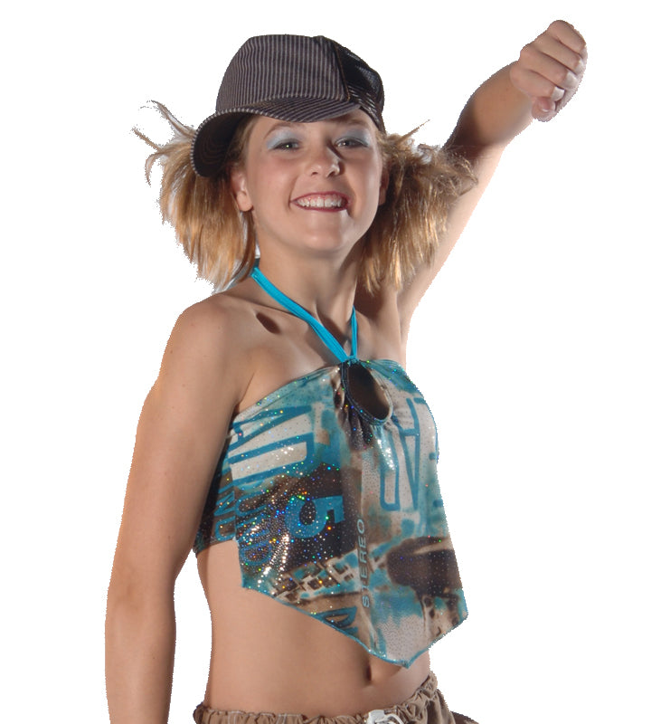 4615T Child PHUNKAY Halter Top Dance Recital Costumes