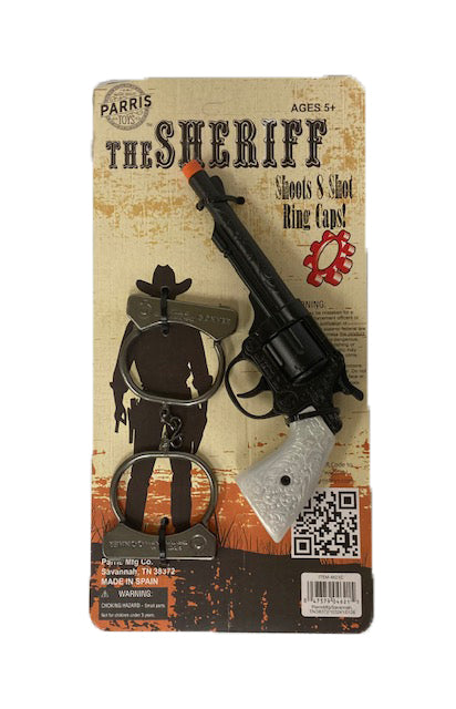 Parris Toys The Sheriff Pistol and Cuff 4621C