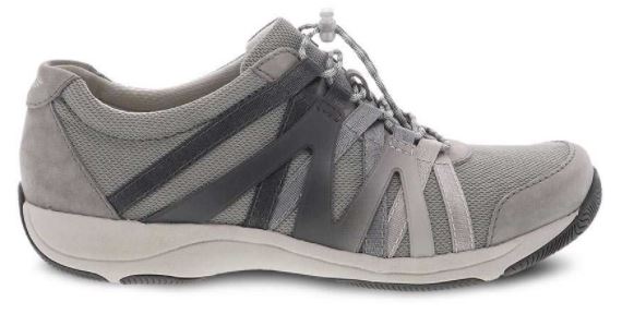 Dansko Grey Suede Henriette Womens Comfort Shoes 4852-941094