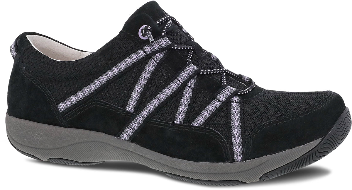 Dansko Black Harlyn Wide Width Women's Sneakers 4862-100285