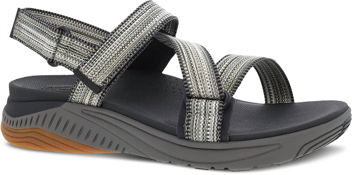 Dansko Black Multi Webbing Rayna Women's Sandals 4917-810300