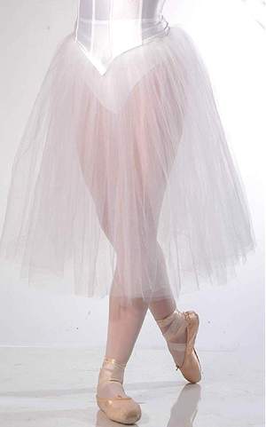 506 LONG TULLE SKIRT Adult Size