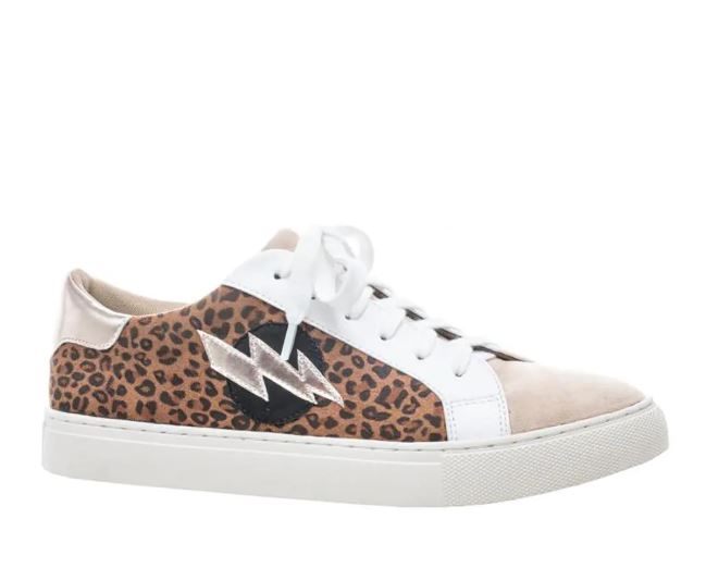 Corkys Bolt Leopard Lace Up Womens Shoes 51-0128