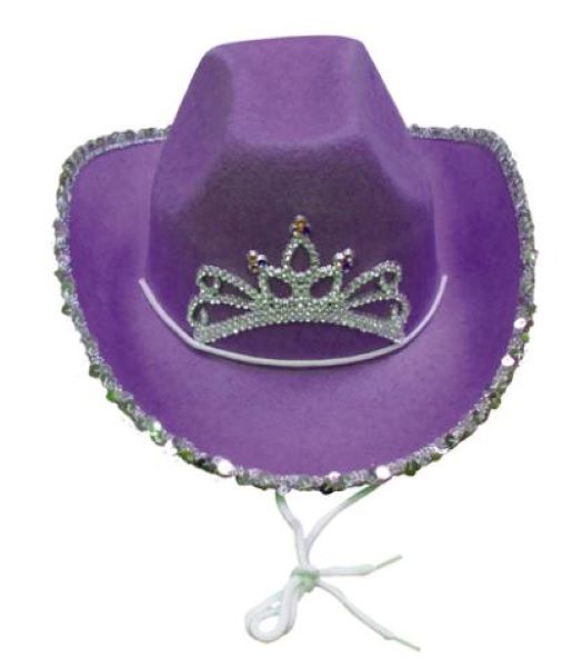 PARRIS TOYS COWGIRL TIARA SEQUIN HAT 5104