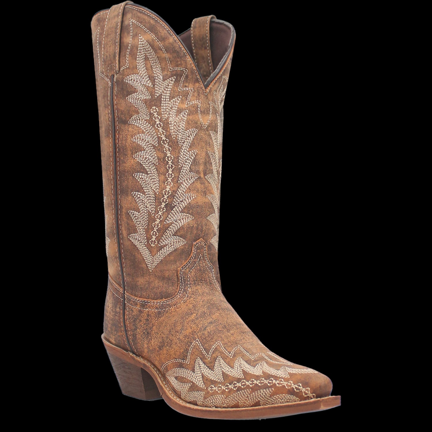 Laredo Tan/Tan EmmyLee Women's Leather Boots 52189