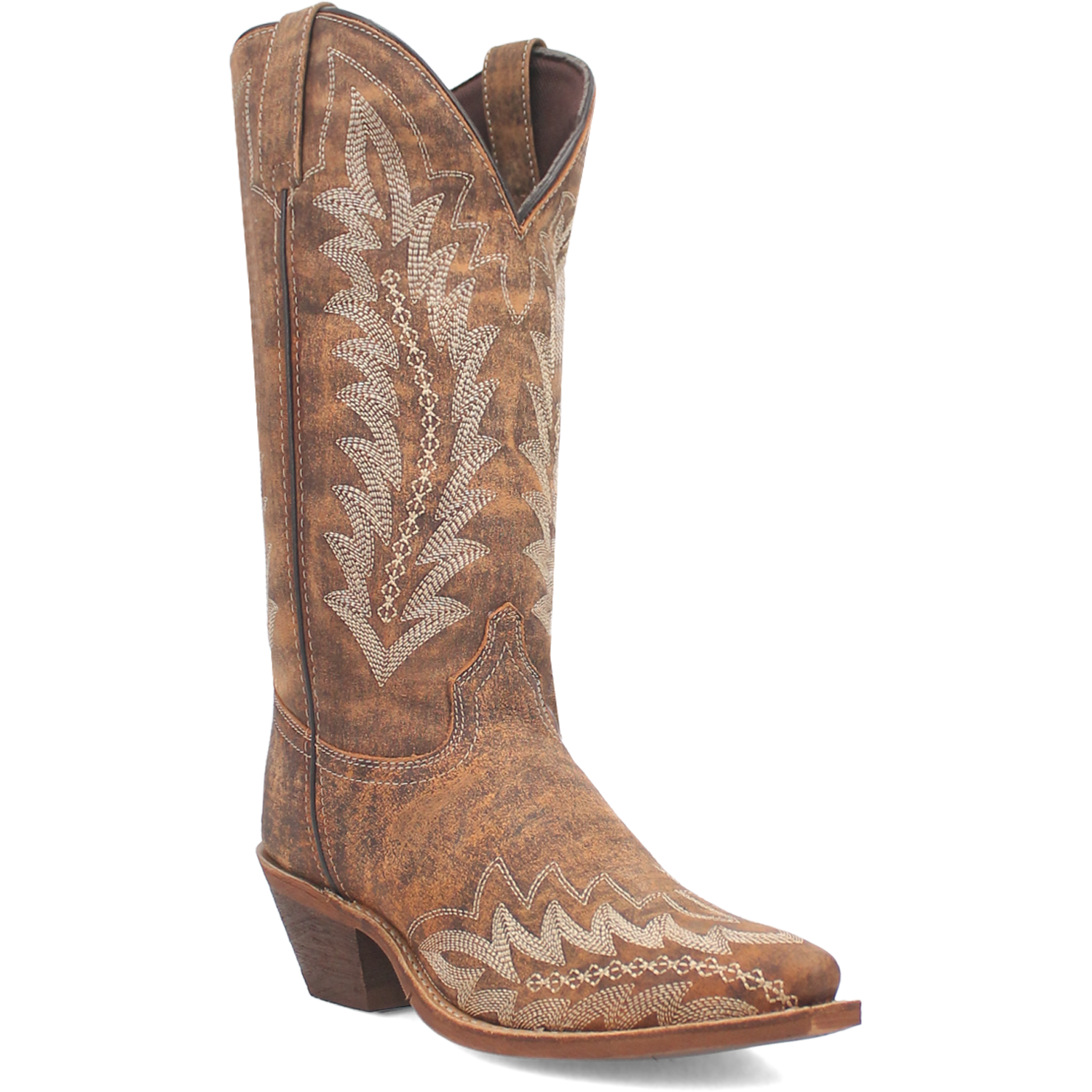 Laredo Tan/Tan EmmyLee Women's Leather Boots 52189